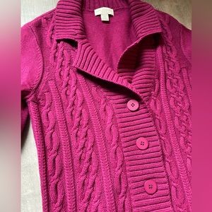 Pink Cable knit sweater